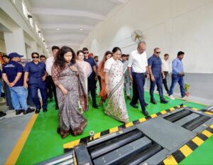 CM Rekha Gupta inspects the new EV Charging Facilities