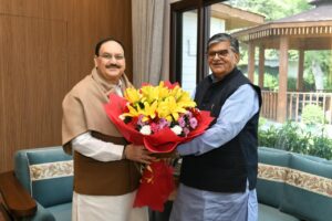 Meeting with Union Health and Family Welfare Minister JP Nadda