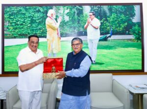 Meeting with Union Jal Shakti Minister C. R. Patil